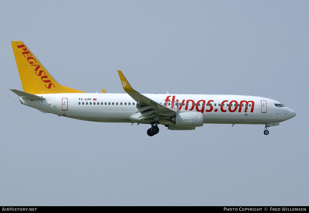 Aircraft Photo of TC-CPF | Boeing 737-82R | Pegasus Airlines | AirHistory.net #177422