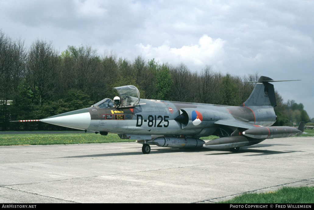 Aircraft Photo of D-8125 | Lockheed RF-104G Starfighter | Netherlands - Air Force | AirHistory.net #177465