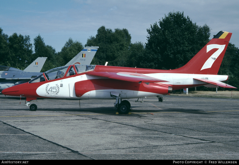 Aircraft Photo of AT31 | Dassault-Dornier Alpha Jet 1B | Belgium - Air Force | AirHistory.net #177471