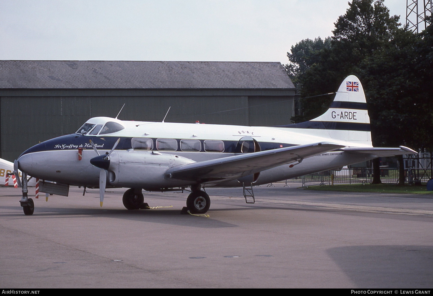 Aircraft Photo of G-ARDE | De Havilland D.H. 104 Dove 6 | BOAC - British Overseas Airways Corporation | AirHistory.net #177500