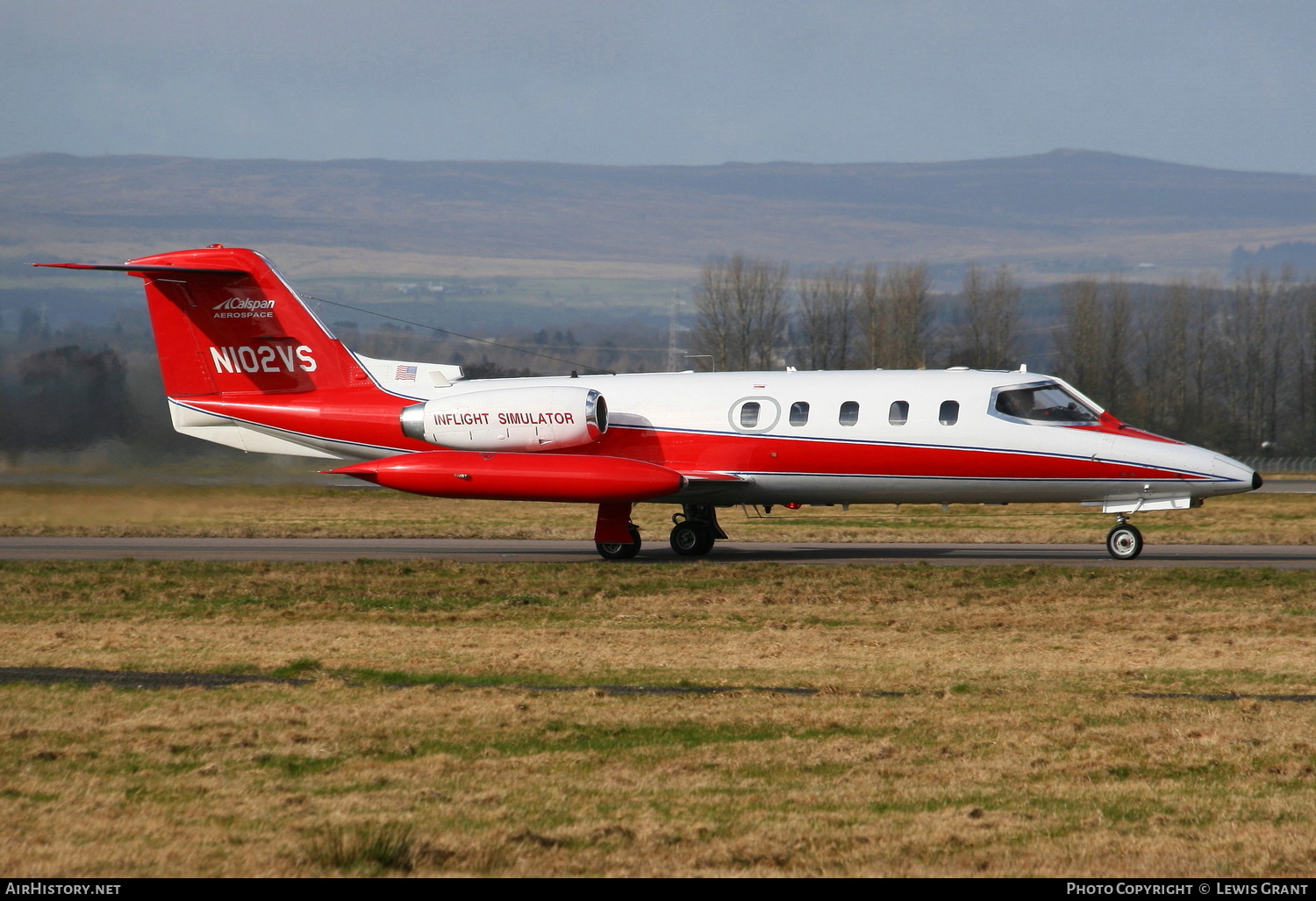 Aircraft Photo of N102VS | Gates Learjet 25B | Calspan Aerospace | AirHistory.net #177504