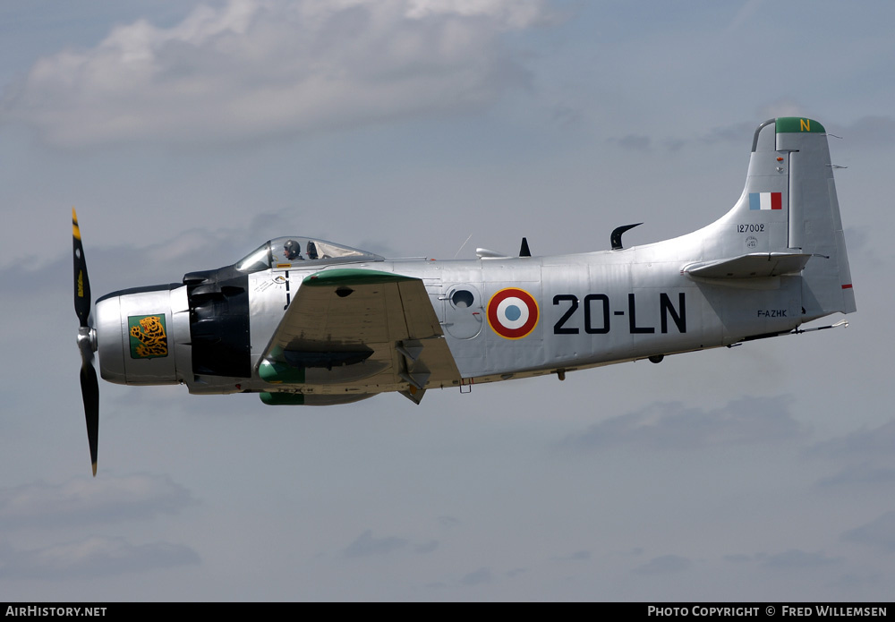 Aircraft Photo of F-AZHK | Douglas A-1D Skyraider (AD-4NA) | France - Air Force | AirHistory.net #177514