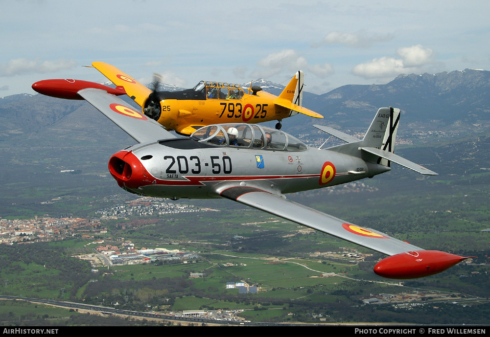 Aircraft Photo of EC-DXR | Hispano HA-200D Saeta | Fundación Infante de Orleans | Spain - Air Force | AirHistory.net #177521