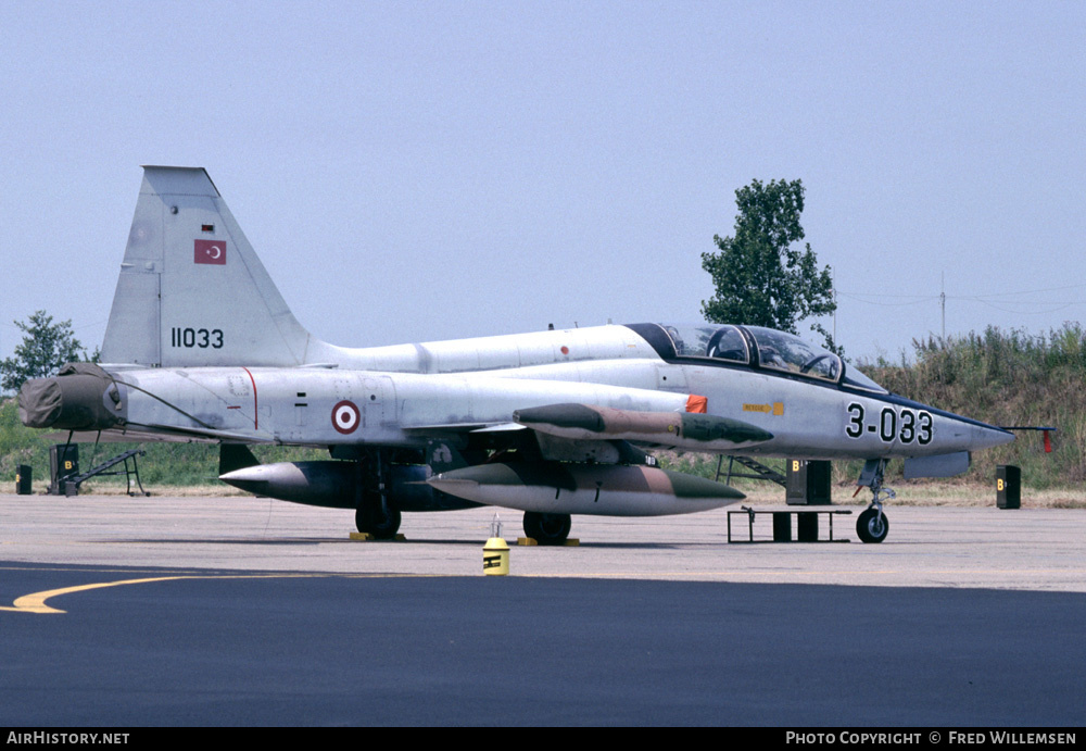 Aircraft Photo of 71-1033 | Northrop F-5B Freedom Fighter | Turkey - Air Force | AirHistory.net #177524