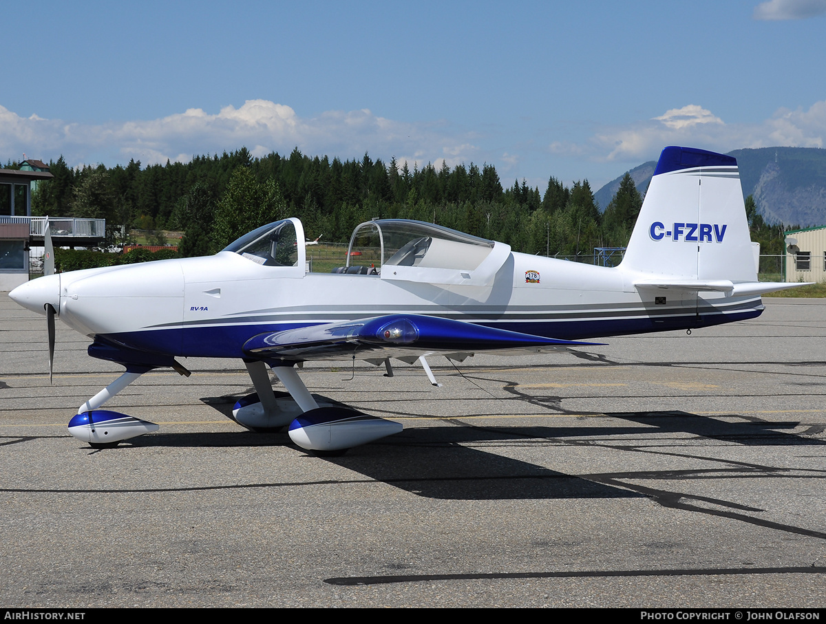 Aircraft Photo of C-FZRV | Van's RV-9A | AirHistory.net #177561