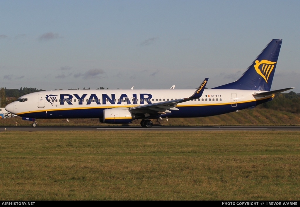Aircraft Photo of EI-FTT | Boeing 737-800 | Ryanair | AirHistory.net #177627