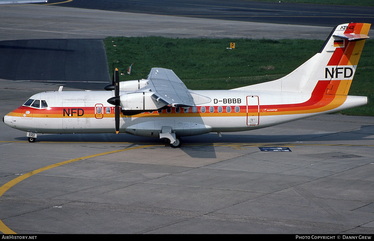 Aircraft Photo of D-BBBB | ATR ATR-42-300 | NFD - Nürnberger Flugdienst | AirHistory.net #177649