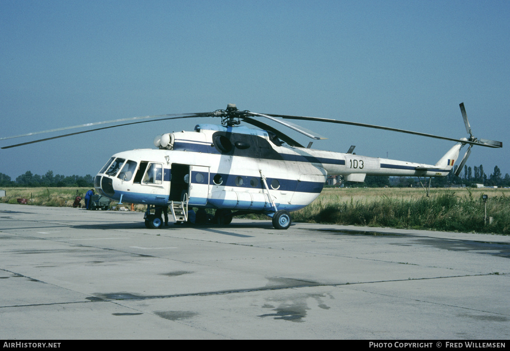Aircraft Photo of 103 | Mil Mi-17 | Romania - Air Force | AirHistory.net #177706