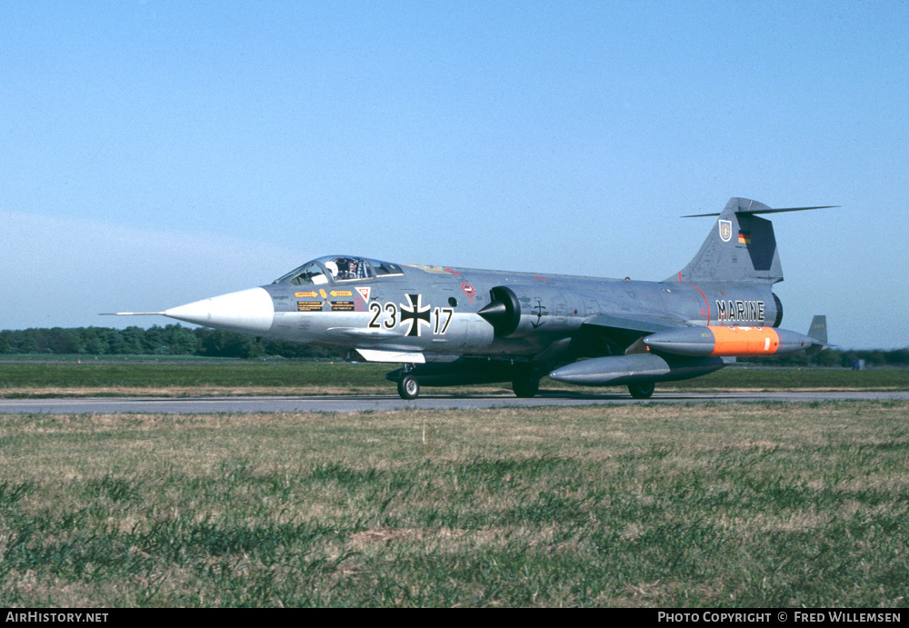 Aircraft Photo of 2317 | Lockheed RF-104G Starfighter | Germany - Navy | AirHistory.net #177722