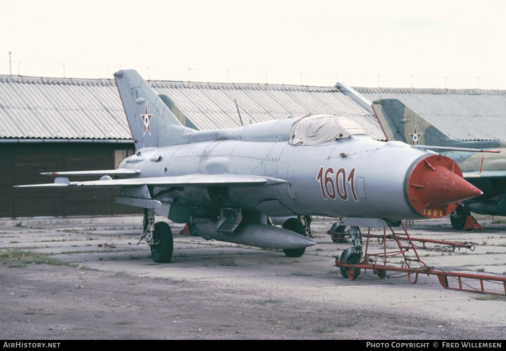 Aircraft Photo of 1601 | Mikoyan-Gurevich MiG-21PF | Hungary - Air Force | AirHistory.net #177731