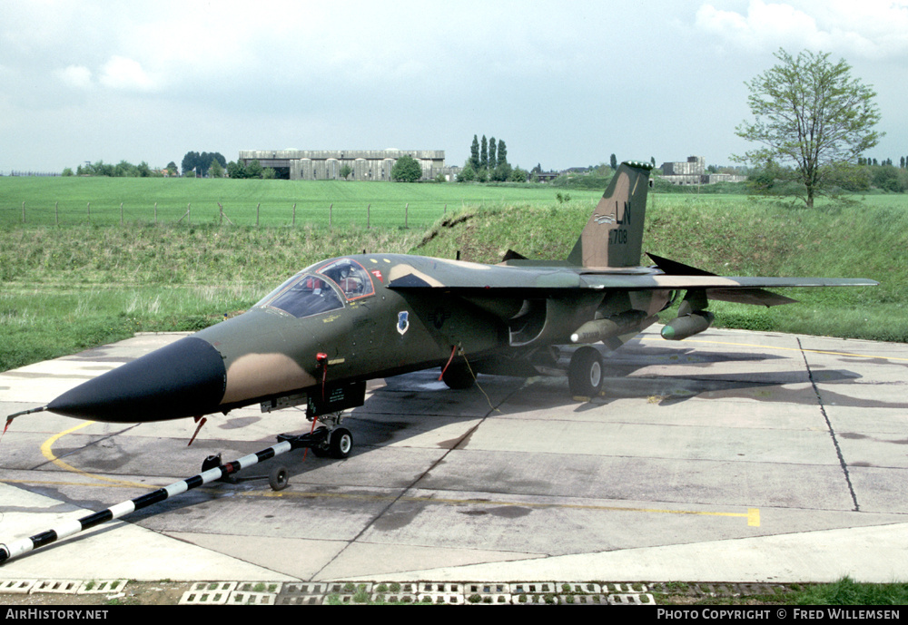 Aircraft Photo of 73-0708 / AF73-708 | General Dynamics F-111F Aardvark | USA - Air Force | AirHistory.net #177732