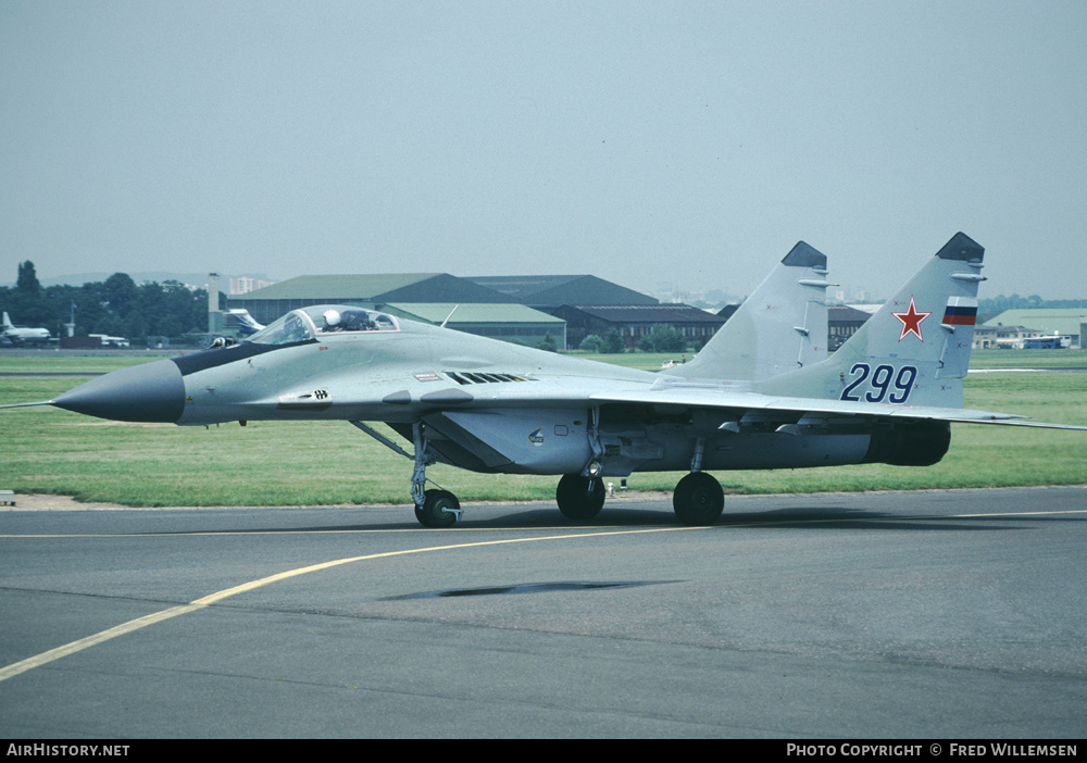 Aircraft Photo of 299 blue | Mikoyan-Gurevich MiG-29... | Russia - Air Force | AirHistory.net #177751