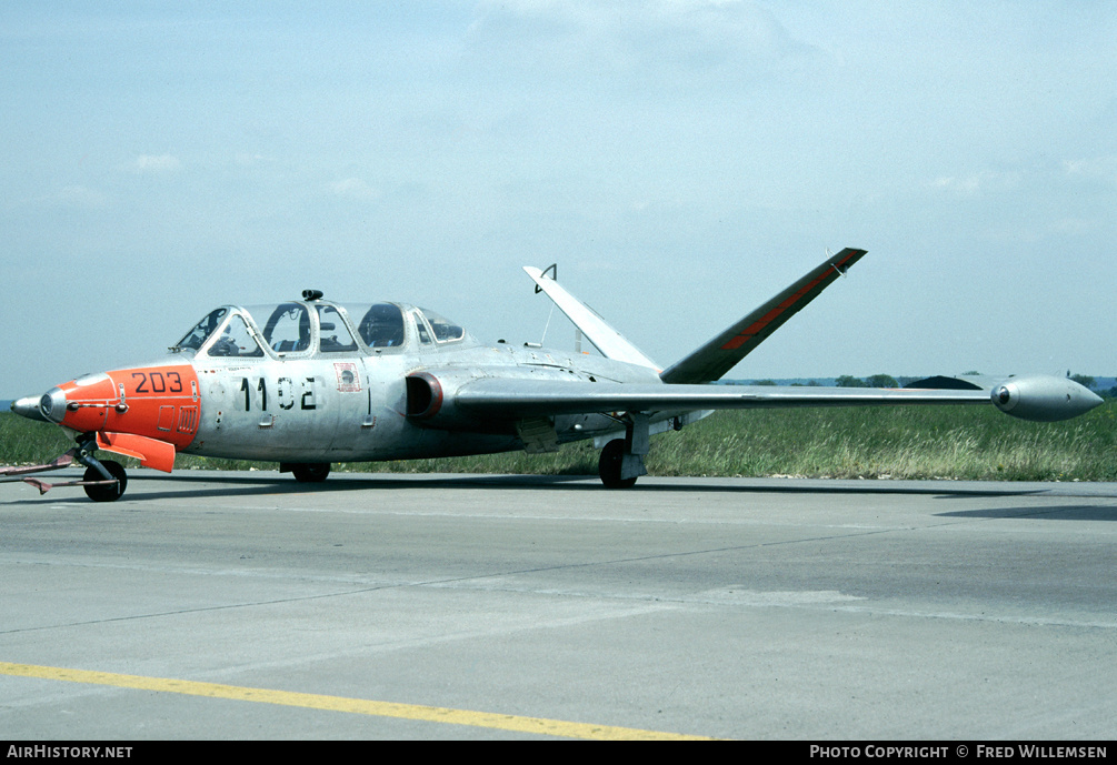 Aircraft Photo of 203 | Fouga CM-170R Magister | France - Air Force | AirHistory.net #177752