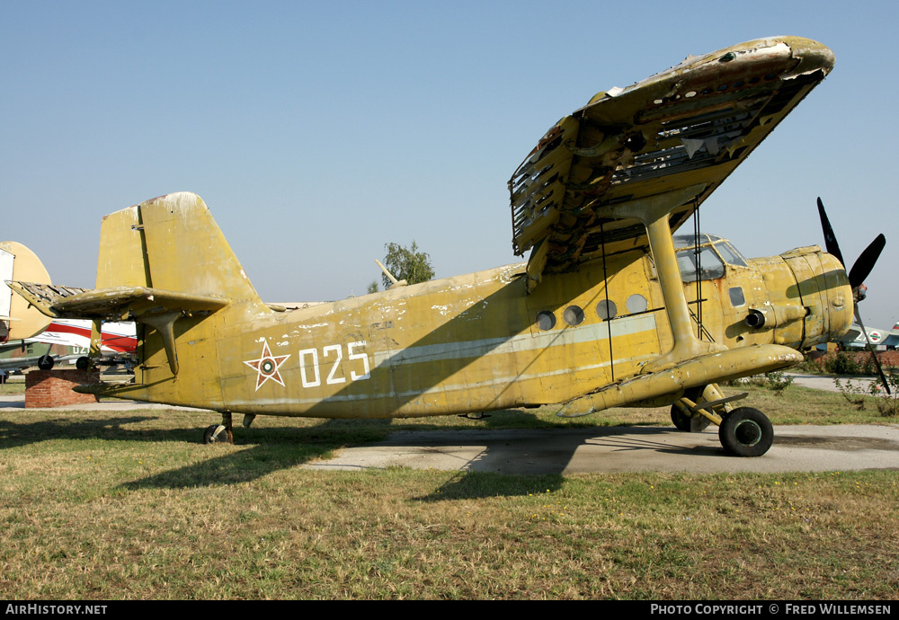 Aircraft Photo of 025 | Antonov An-2M | Bulgaria - Air Force | AirHistory.net #177759