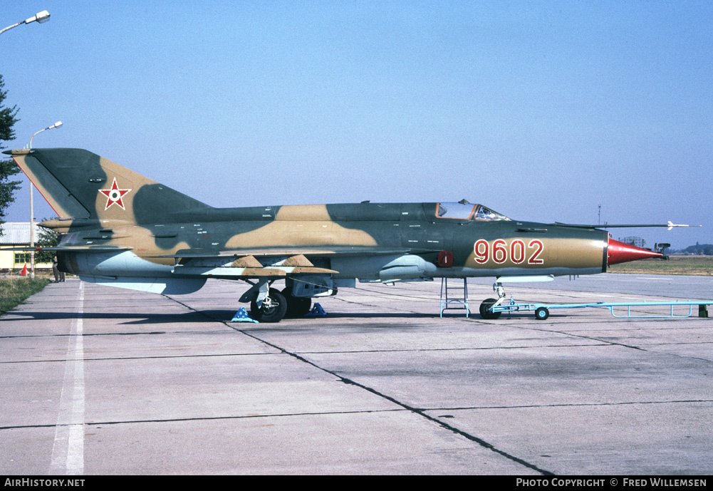 Aircraft Photo of 9602 | Mikoyan-Gurevich MiG-21MF | Hungary - Air Force | AirHistory.net #177763