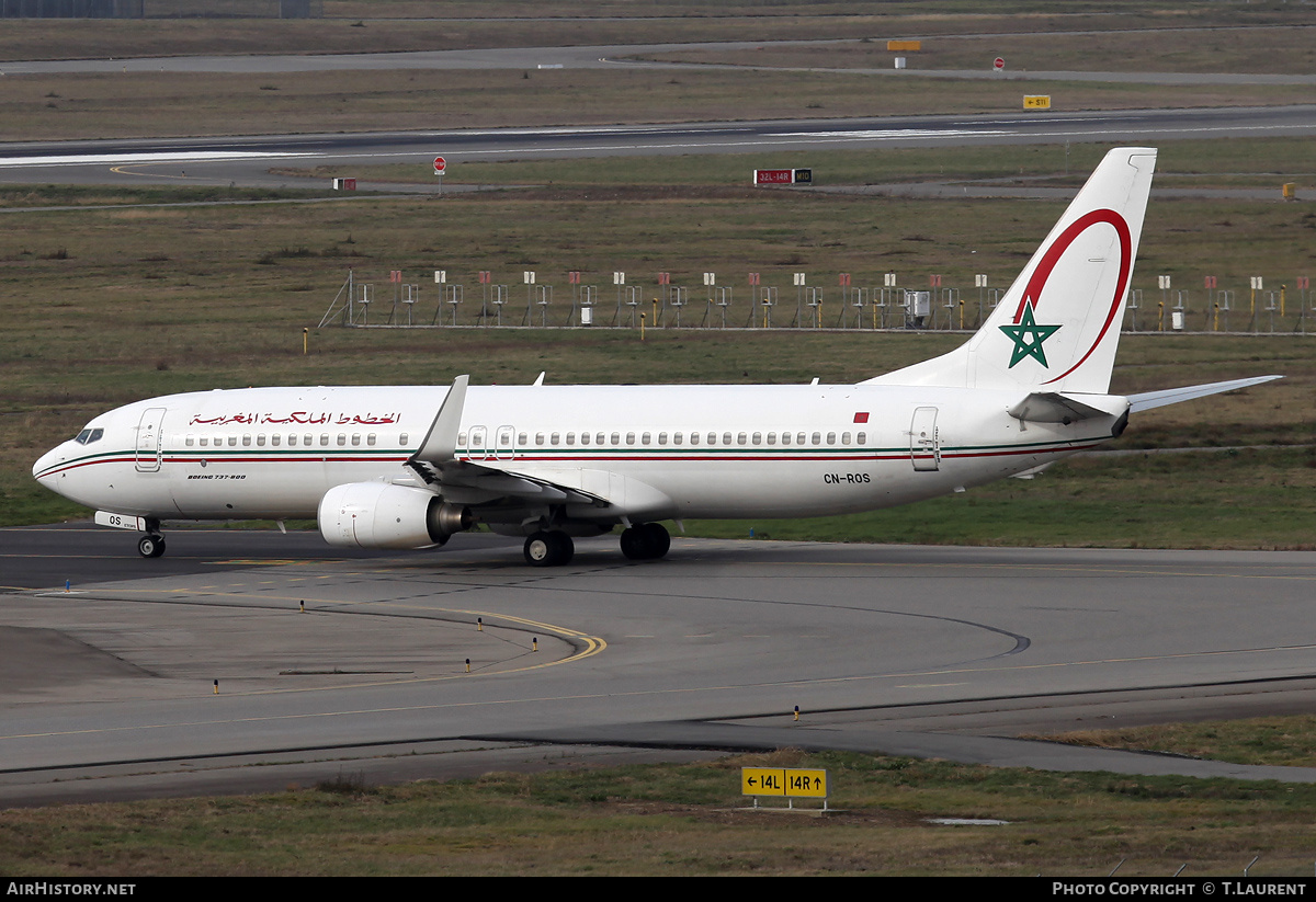 Aircraft Photo of CN-ROS | Boeing 737-8B6 | Royal Air Maroc - RAM | AirHistory.net #177794