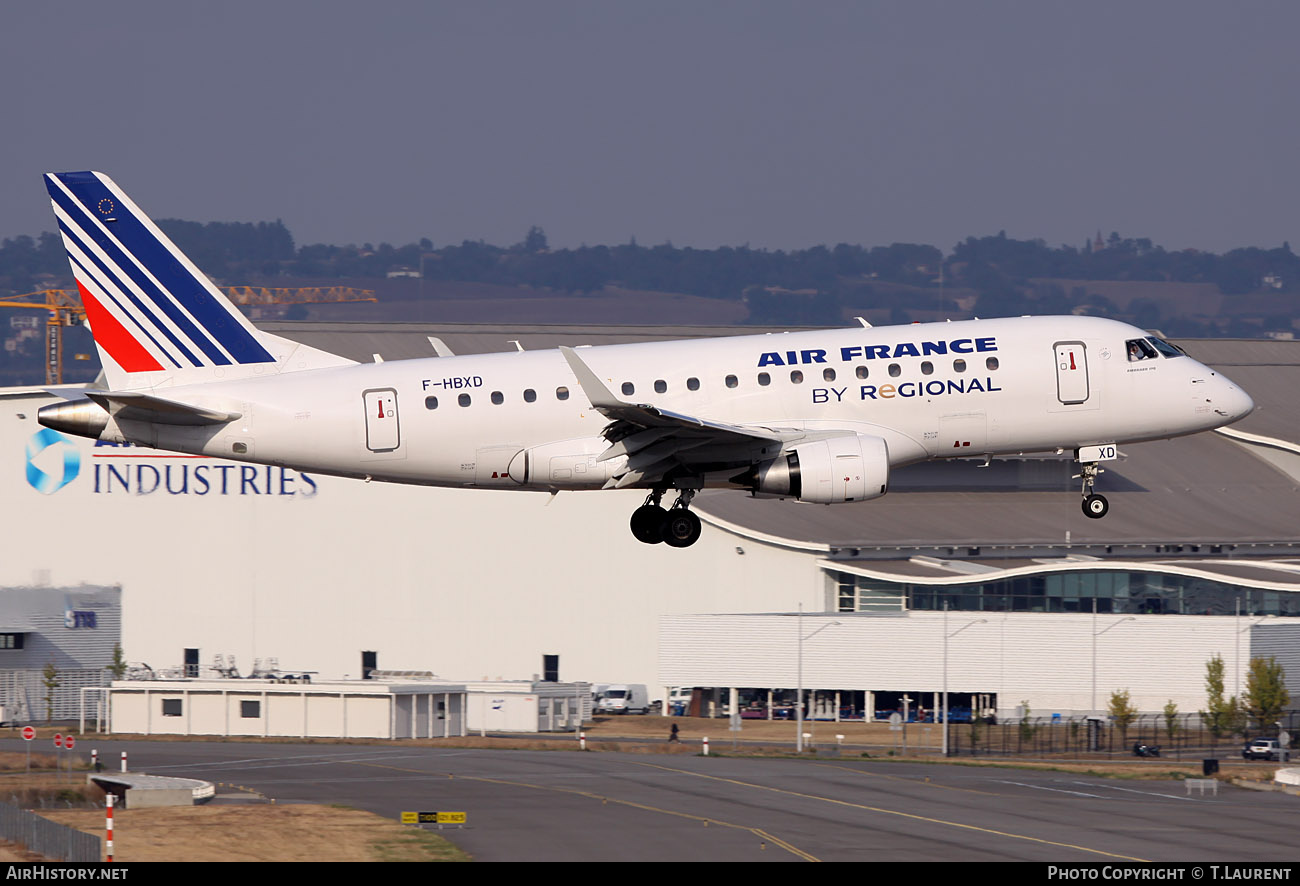 Aircraft Photo of F-HBXD | Embraer 170STD (ERJ-170-100STD) | Air France | AirHistory.net #177798