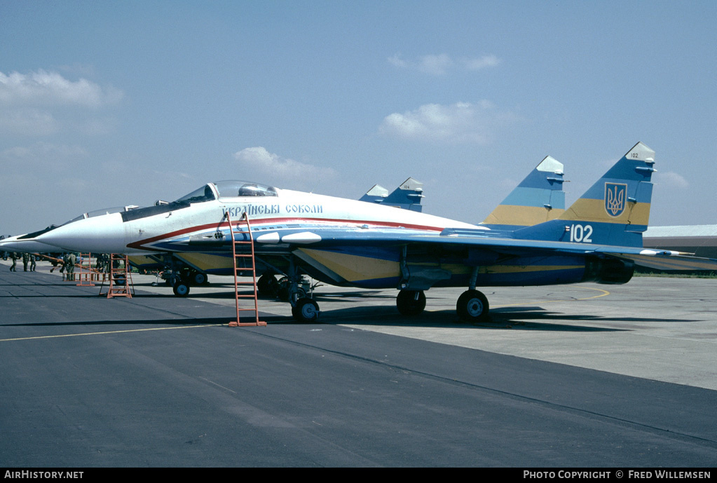 Aircraft Photo of 102 blue | Mikoyan-Gurevich MiG-29S (9-12S) | Ukraine - Air Force | AirHistory.net #177807