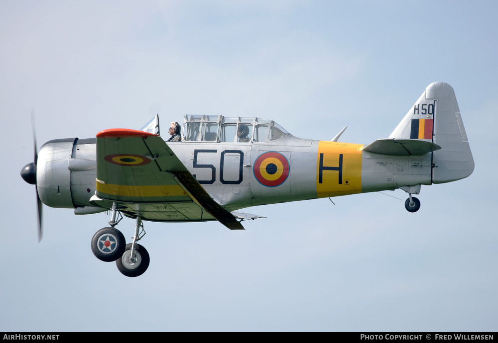 Aircraft Photo of OO-DAF / H50 | North American AT-16 Harvard IIB | Belgium - Air Force | AirHistory.net #177809