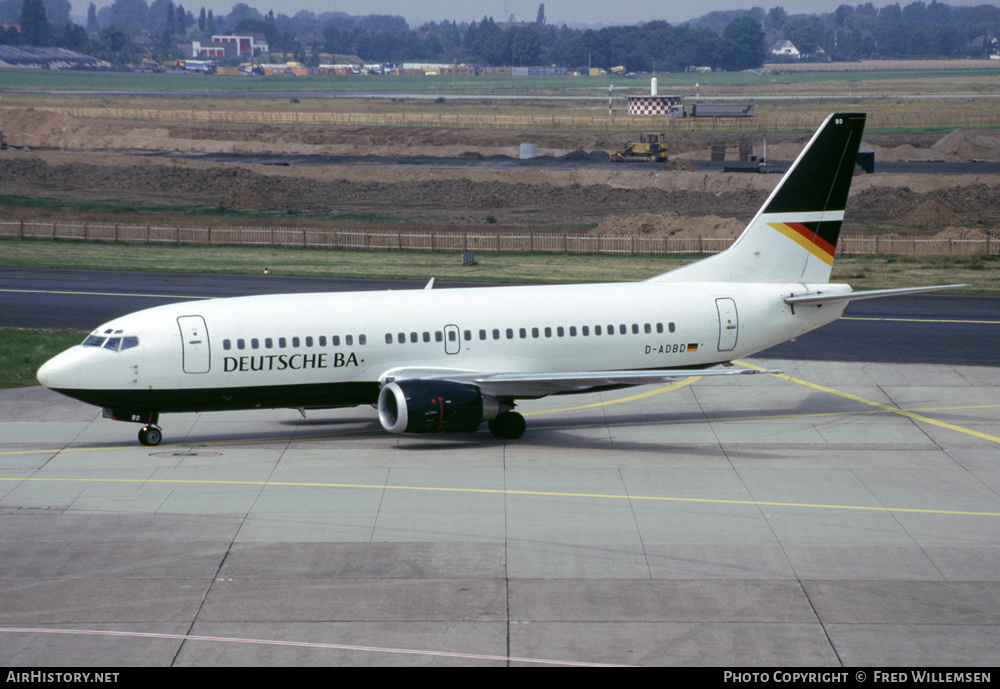 Aircraft Photo of D-ADBD | Boeing 737-3L9 | Deutsche BA | AirHistory.net #177811