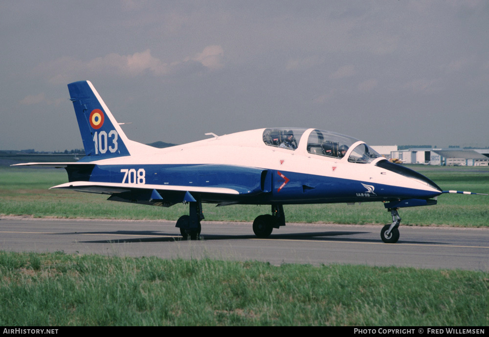 Aircraft Photo of 708 | IAR IAR-99 Soim | Romania - Air Force | AirHistory.net #177824