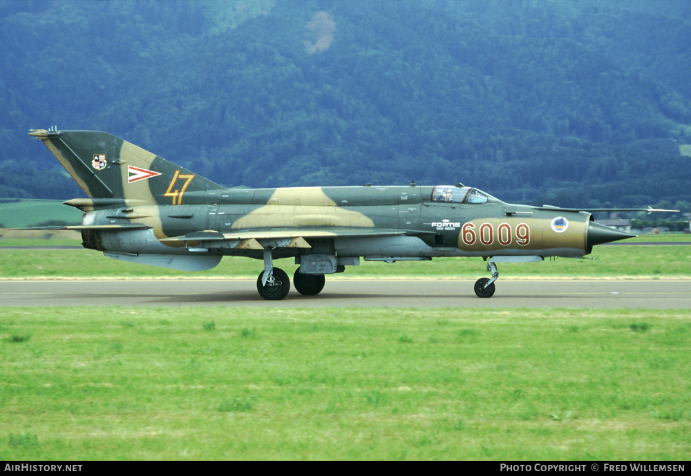 Aircraft Photo of 6009 | Mikoyan-Gurevich MiG-21bis | Hungary - Air Force | AirHistory.net #177833