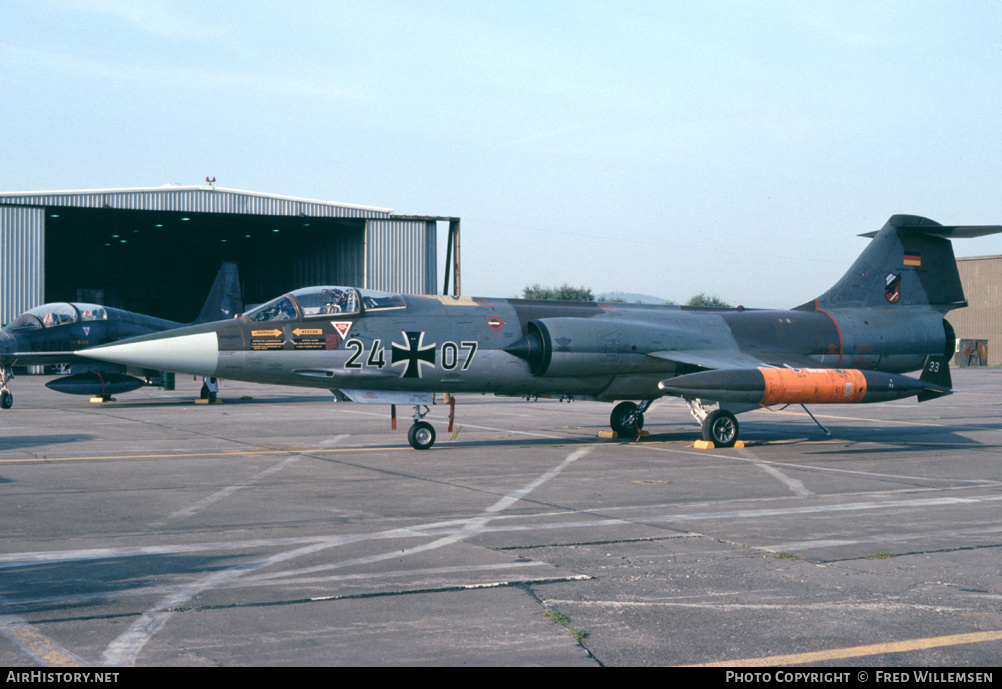 Aircraft Photo of 2407 | Lockheed F-104G Starfighter | Germany - Air Force | AirHistory.net #177846