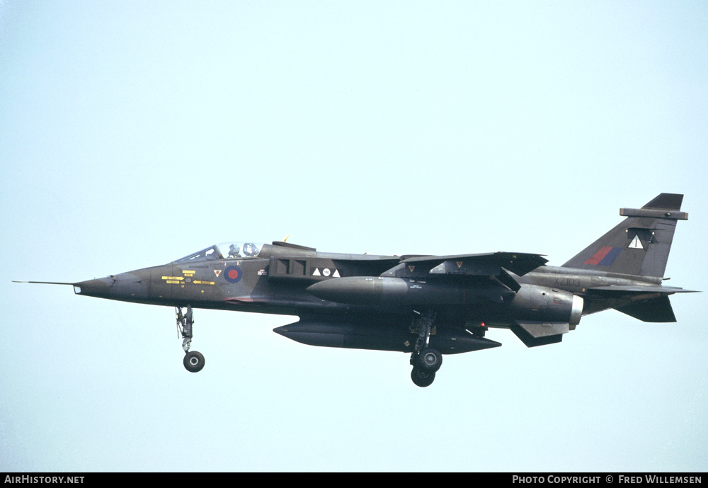 Aircraft Photo of XZ103 | Sepecat Jaguar GR1 | UK - Air Force | AirHistory.net #177855