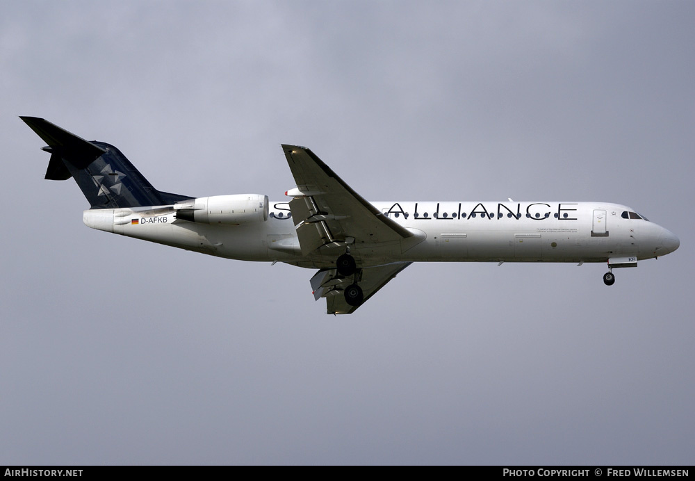 Aircraft Photo of D-AFKB | Fokker 100 (F28-0100) | Contact Air | AirHistory.net #177858