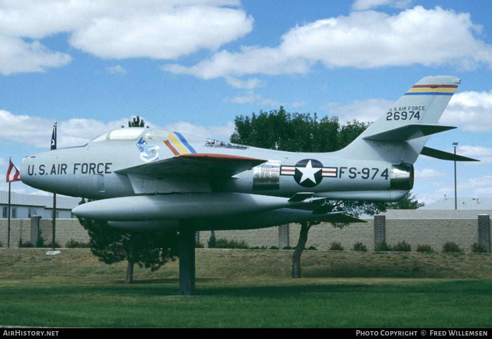 Aircraft Photo of 52-6974 / 26974 | Republic F-84F Thunderstreak | USA - Air Force | AirHistory.net #177872