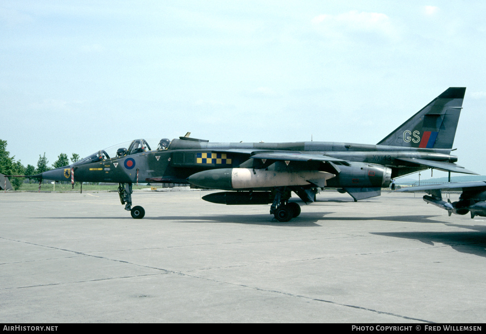 Aircraft Photo of XX143 | Sepecat Jaguar T2 | UK - Air Force | AirHistory.net #177873