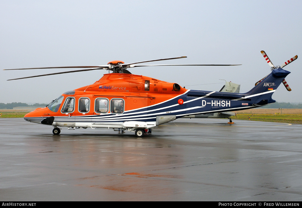 Aircraft Photo of D-HHSH | AgustaWestland AW-139 | HeliService Emden | AirHistory.net #177890