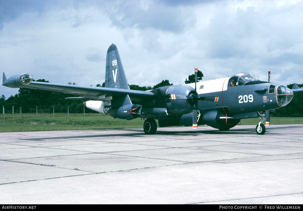 Aircraft Photo of 209 | Lockheed SP-2H Neptune | Netherlands - Navy | AirHistory.net #177894