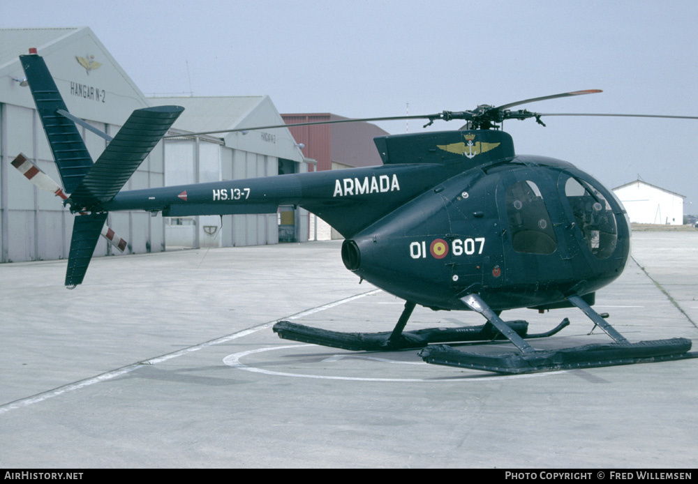 Aircraft Photo of HS13-7 | Hughes 500M (369HM) | Spain - Navy | AirHistory.net #177896