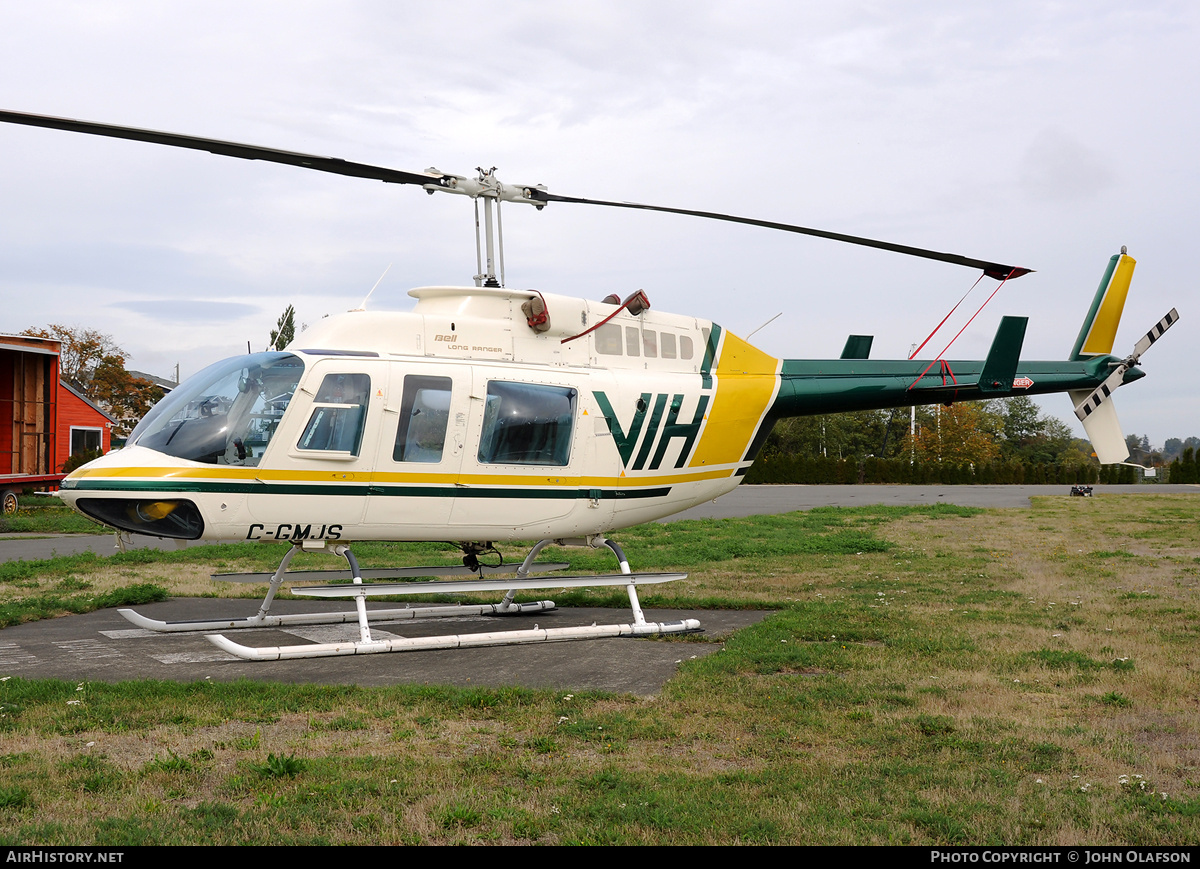 Aircraft Photo of C-GMJS | Bell 206L LongRanger | VIH - Vancouver Island Helicopters | AirHistory.net #177913