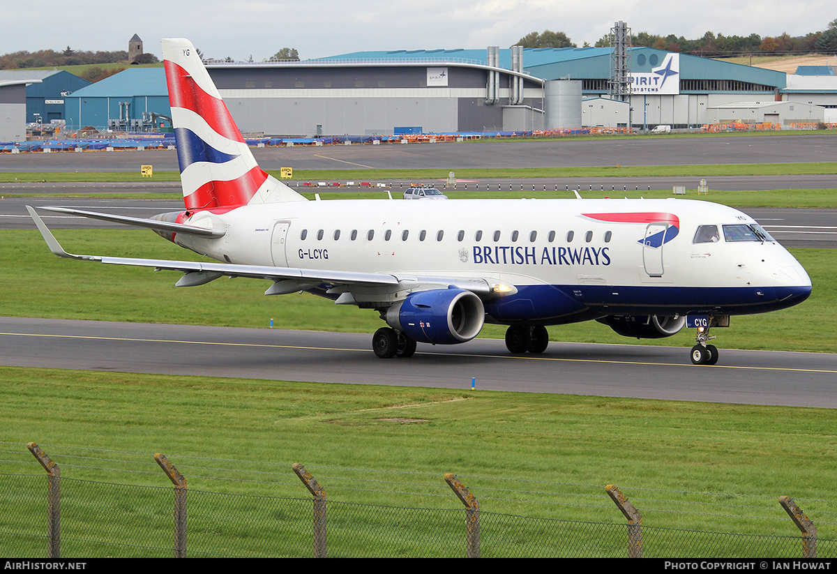 Aircraft Photo of G-LCYG | Embraer 170STD (ERJ-170-100STD) | British Airways | AirHistory.net #177919