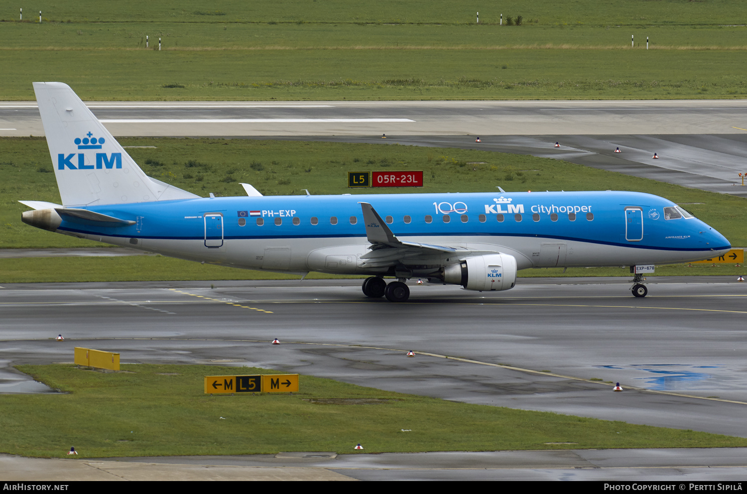 Aircraft Photo of PH-EXP | Embraer 175STD (ERJ-170-200STD) | KLM Cityhopper | AirHistory.net #177925