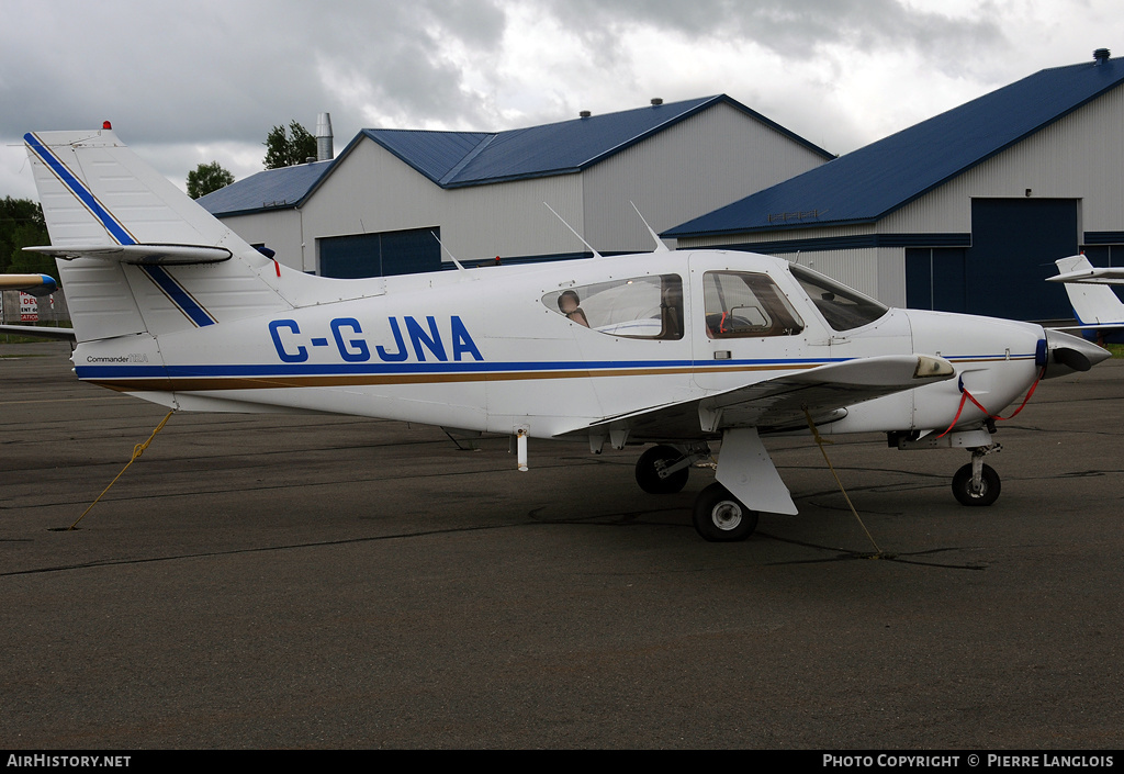 Aircraft Photo of C-GJNA | Rockwell Commander 112A | AirHistory.net #177930