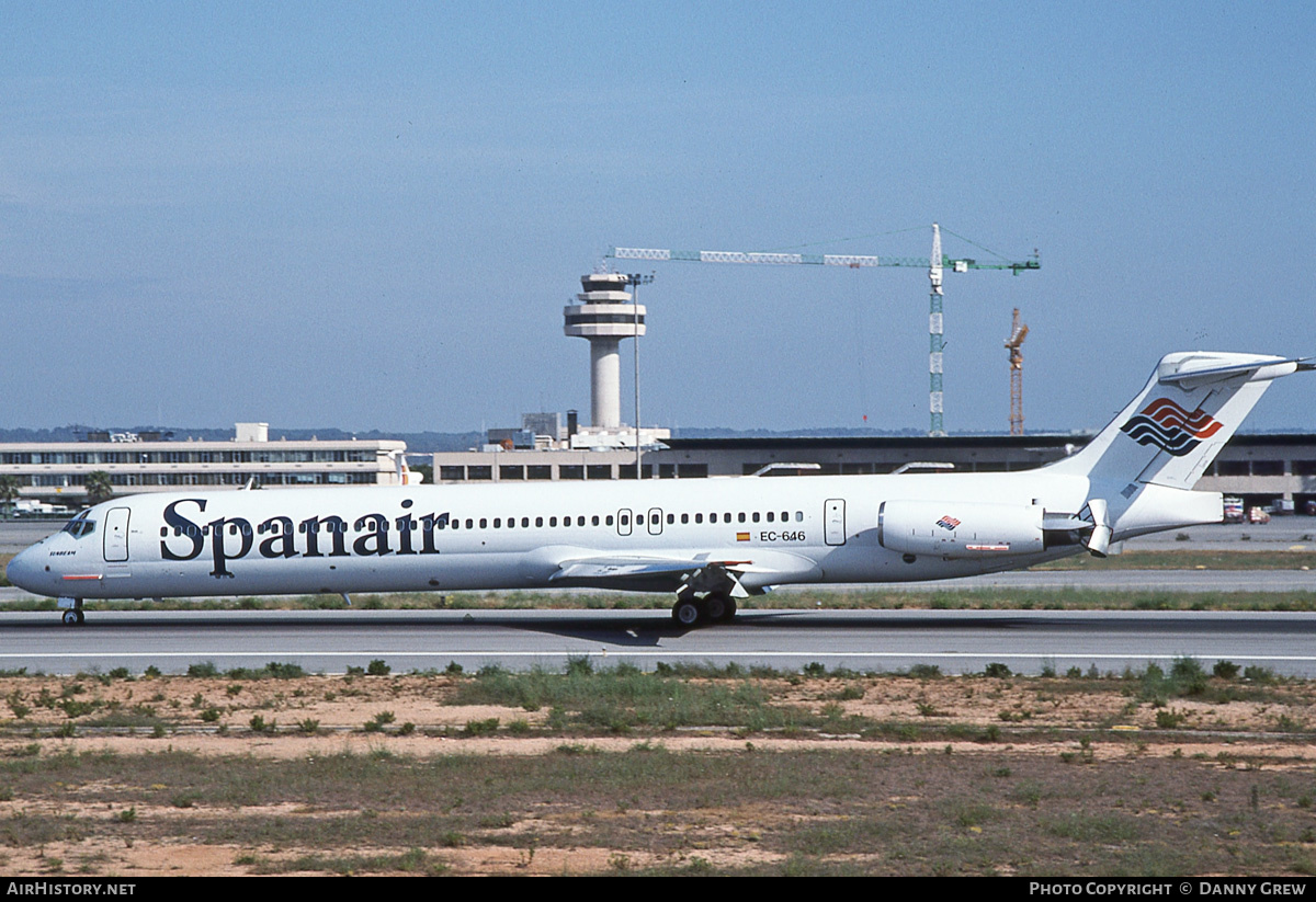 Aircraft Photo of EC-646 | McDonnell Douglas MD-83 (DC-9-83) | Spanair | AirHistory.net #177935