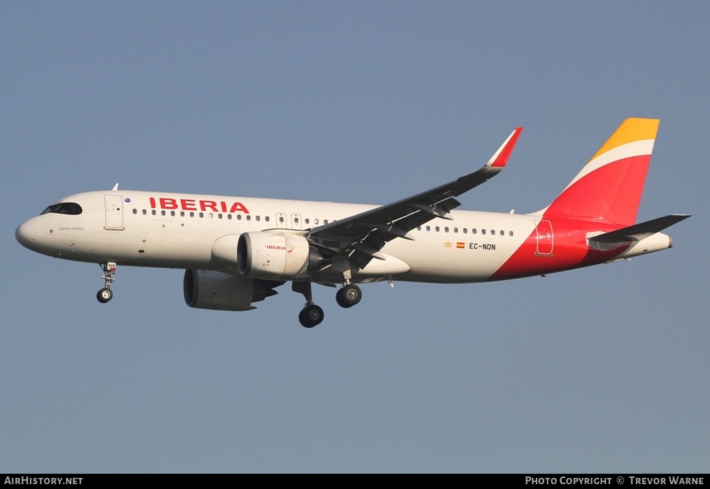 Aircraft Photo of EC-NDN | Airbus A320-251N | Iberia | AirHistory.net #177947