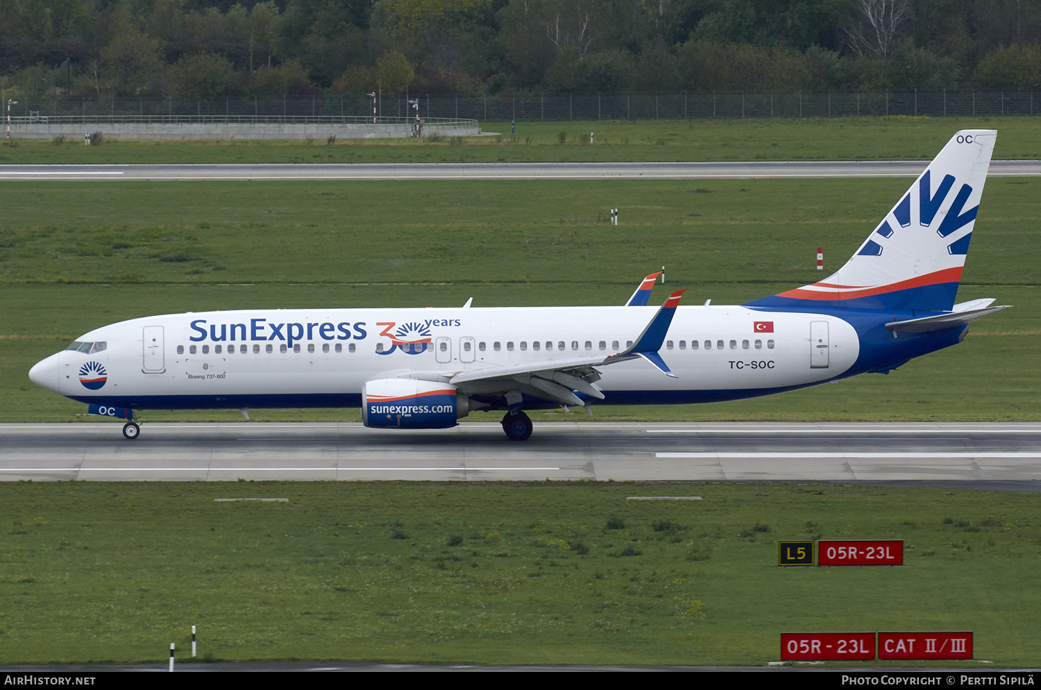 Aircraft Photo of TC-SOC | Boeing 737-800 | SunExpress | AirHistory.net #177969