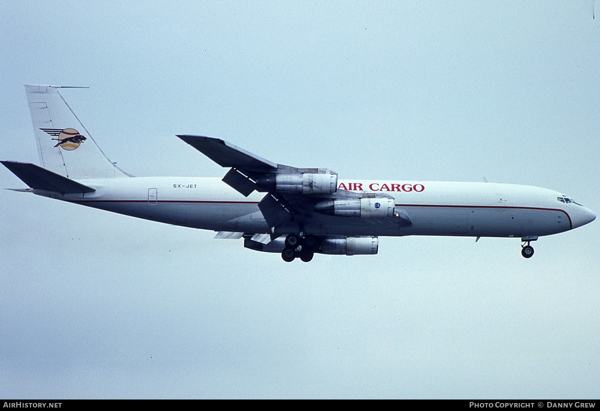 Aircraft Photo of 5X-JET | Boeing 707-351C | DAS Air Cargo - Dairo Air Services | AirHistory.net #177972