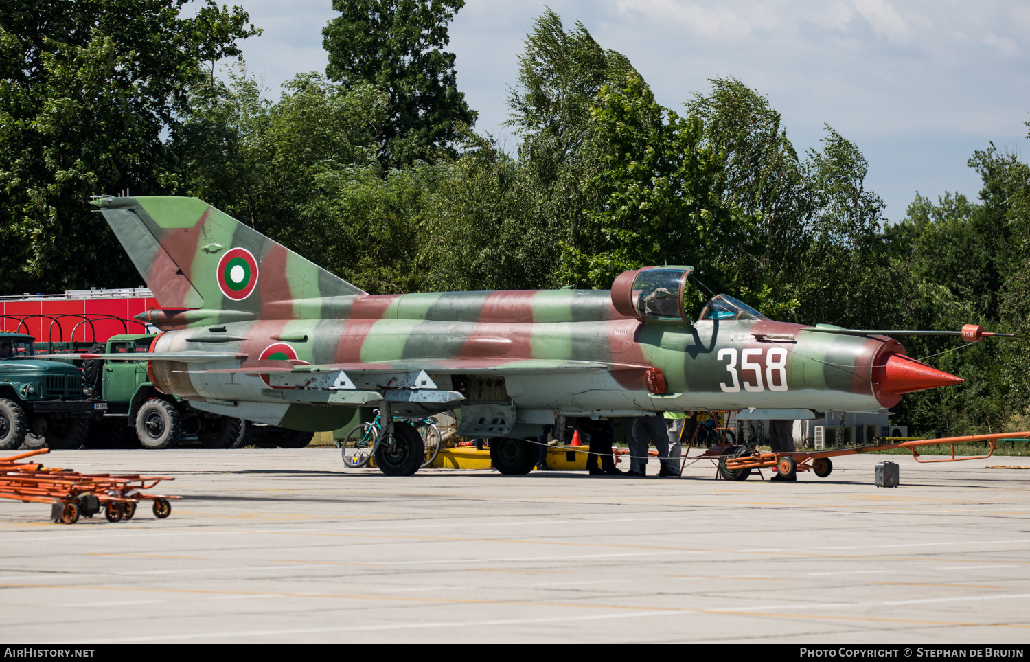 Aircraft Photo of 358 | Mikoyan-Gurevich MiG-21bis | Bulgaria - Air Force | AirHistory.net #177982