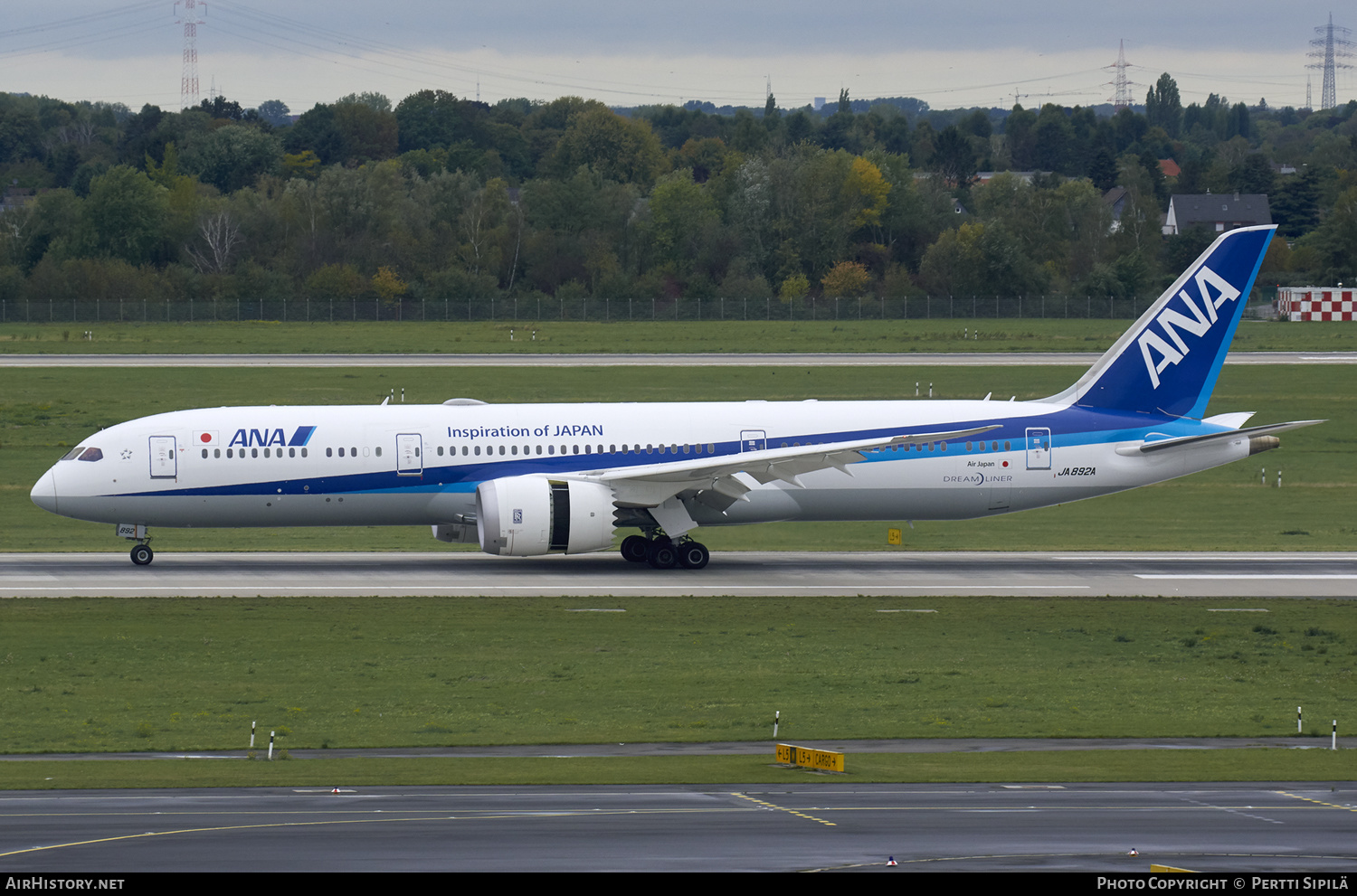 Aircraft Photo of JA892A | Boeing 787-9 Dreamliner | All Nippon Airways - ANA | AirHistory.net #177991