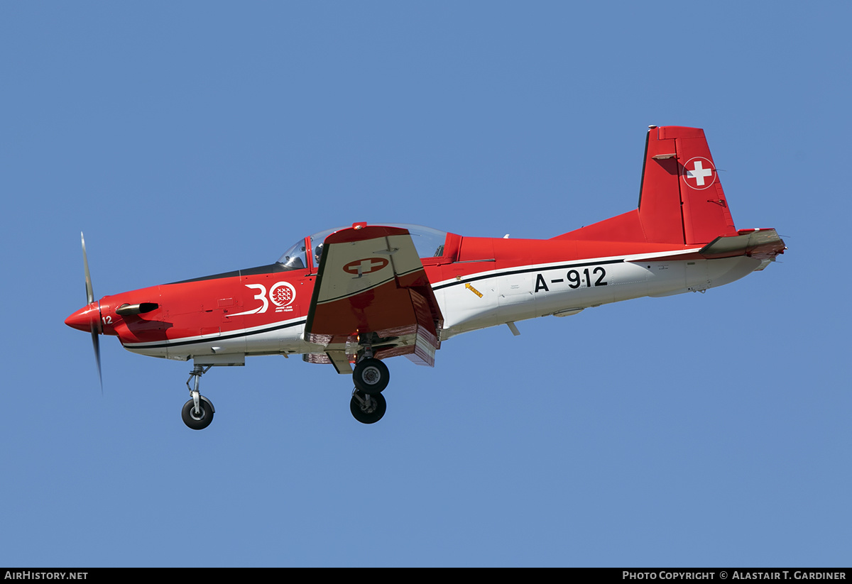 Aircraft Photo of A-912 | Pilatus NCPC-7 | Switzerland - Air Force | AirHistory.net #178006