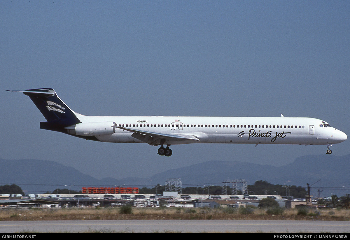 Aircraft Photo of N915PJ | McDonnell Douglas MD-83 (DC-9-83) | Private Jet Expeditions | AirHistory.net #178007