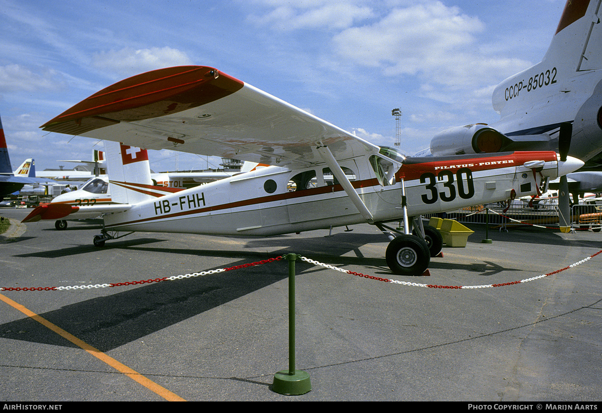 Aircraft Photo of HB-FHH | Pilatus PC-6/B2-H2 Turbo Porter | AirHistory.net #178008