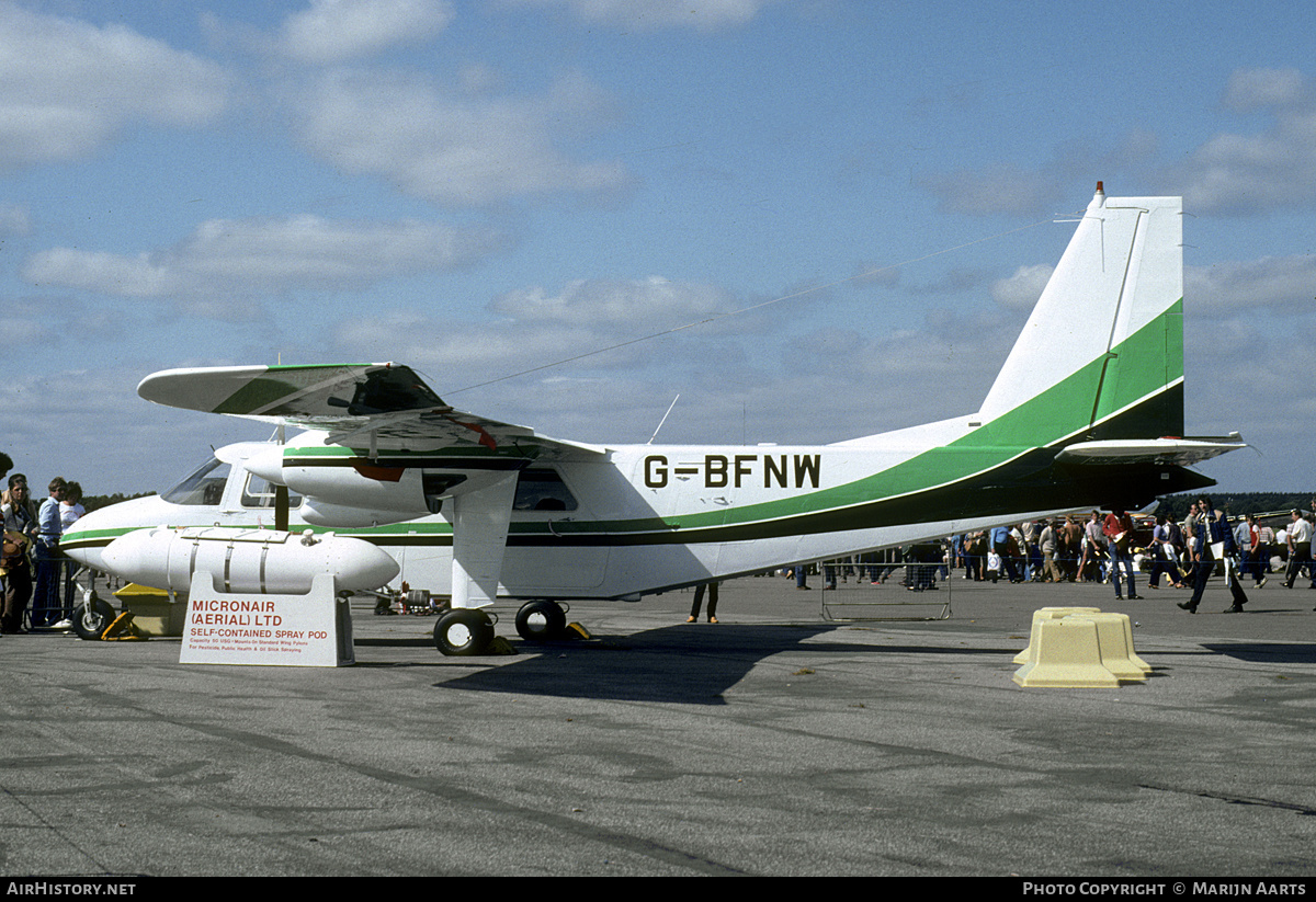 Aircraft Photo of G-BFNW | Britten-Norman BN-2B-27 Islander | AirHistory.net #178018