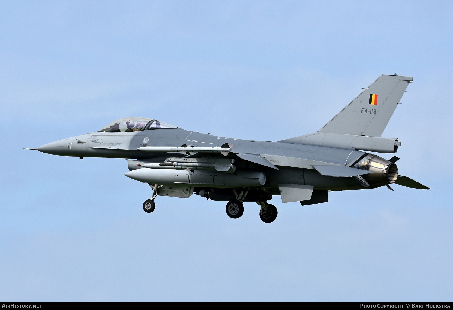 Aircraft Photo of FA119 | General Dynamics F-16AM Fighting Falcon | Belgium - Air Force | AirHistory.net #178028