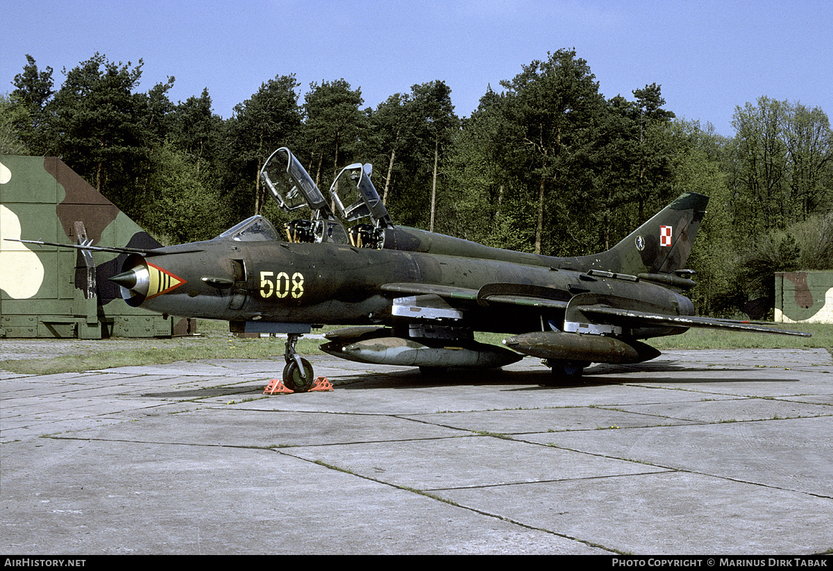 Aircraft Photo of 508 | Sukhoi Su-22UM3K | Poland - Air Force | AirHistory.net #178033